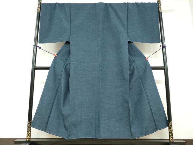 平和屋着物●男性　紬　褐返色　キングサイズ　正絹　逸品　未使用　DABD9439ud