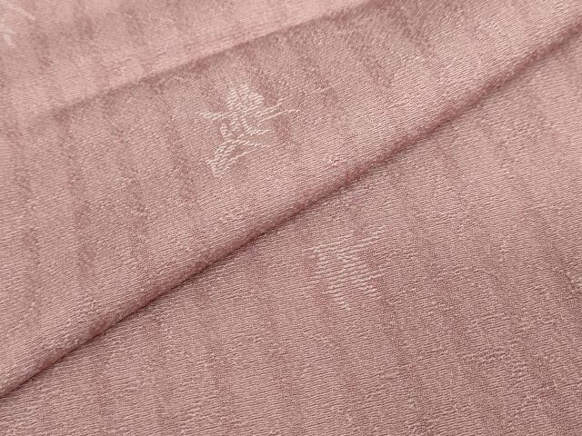 平和屋着物●上質な小紋　作家物　草花文　正絹　逸品　未使用　DABD9455ud