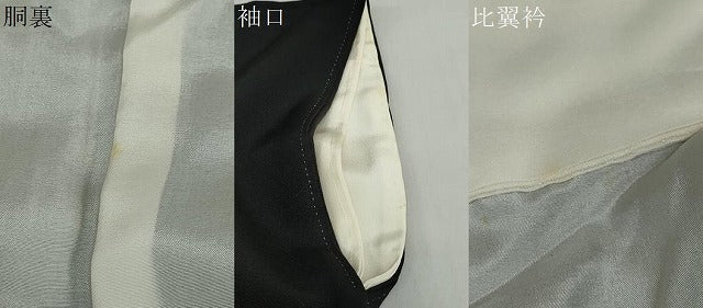 平和屋着物●本加賀友禅作家　前川 哲　黒留袖　飛鶴遠山風景文　松坂屋扱い　正絹　逸品　DABD9456ud