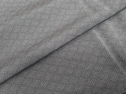 平和屋着物●伝統工芸師　服部光擴　江戸小紋　変わり格子文　正絹　逸品　DABD9466ud