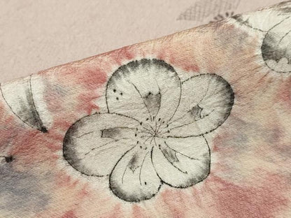 平和屋着物●訪問着　絞り　辻が花　正絹　逸品　DABD9471ud