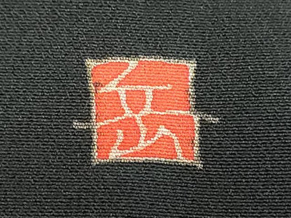 平和屋着物●本加賀友禅作家　東藤岳　黒留袖　風景草花文　正絹　逸品　DABD9475ud