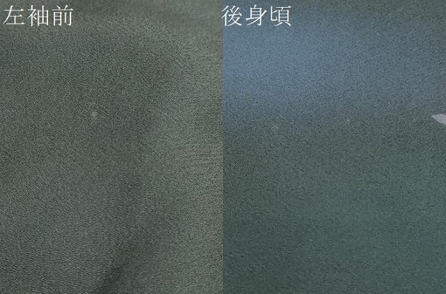 平和屋着物●訪問着　人物文　隈取　黒地　金彩　正絹　逸品　DABD9480ud
