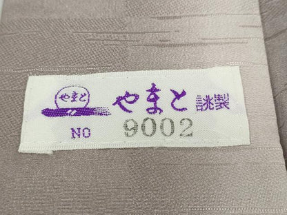 平和屋着物●長襦袢　無双仕立て　舞葉文　やまと誂製　半衿刺繍　正絹　逸品　DABD9483ud