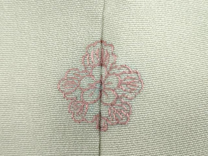 平和屋着物●訪問着　友禅　作家物　流水風景草花文　正絹　逸品　DABD9487ud