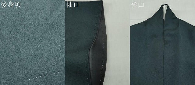 平和屋着物●訪問着　駒刺繍　扇面草花文　金彩　正絹　逸品　DABD9489ud
