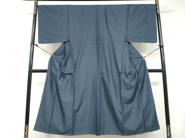 平和屋着物●男性　紬　アンサンブル　長羽織　100亀甲　総詰め　正絹　逸品　未使用　DABD9496ud