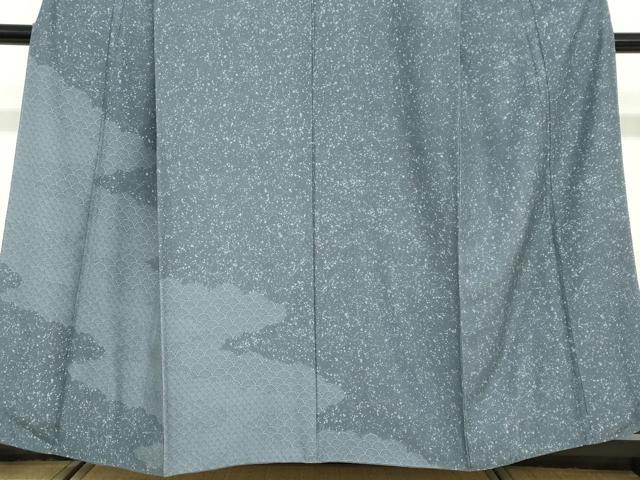 平和屋着物●訪問着　流水青海波文　正絹　逸品　DABD9514ud