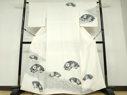 平和屋着物●訪問着　地紙辻が花　正絹　逸品　DABD9519ud