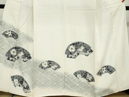 平和屋着物●訪問着　地紙辻が花　正絹　逸品　DABD9519ud