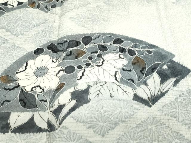 平和屋着物●訪問着　地紙辻が花　正絹　逸品　DABD9519ud