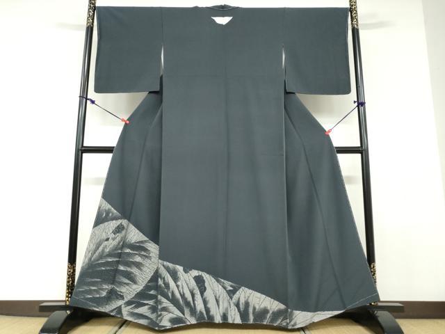 平和屋着物●豪華色留袖　抽象文様　銀糸　正絹　逸品　未使用　DABD9527ud