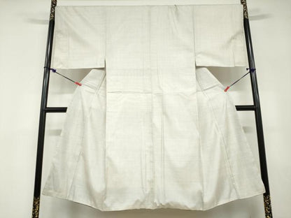 平和屋着物●男性　本場大島紬　白大島　100亀甲　総詰め　正絹　逸品　DABD9529ud