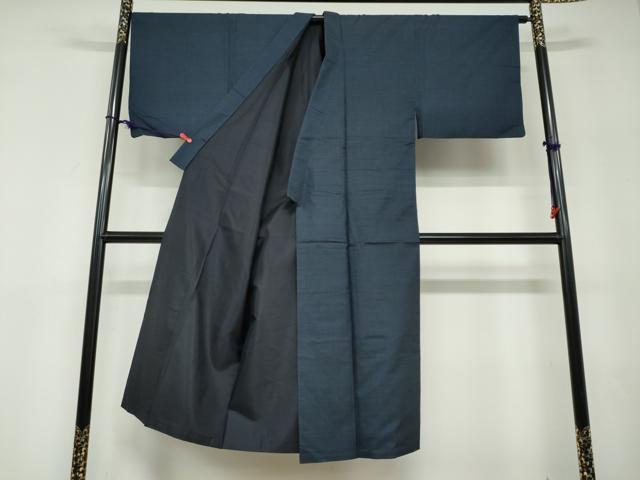 平和屋着物●男性　本場大島紬　アンサンブル　長羽織　100亀甲　総詰め　正絹　逸品　DABD9537ud