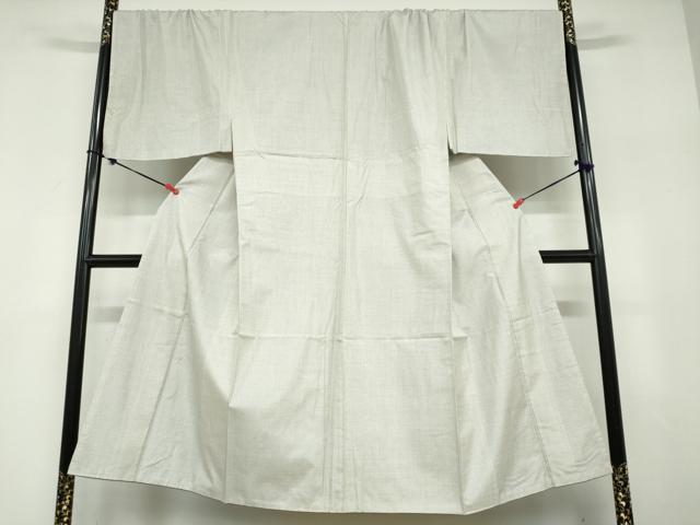 平和屋着物●男性　本場大島紬　白大島　100亀甲　総詰め　キングサイズ　正絹　逸品　DABD9551ud