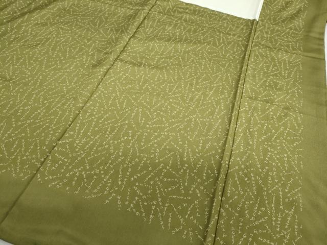 平和屋着物●寺山存男　江戸小紋　百柄　吉祥草花文　鈴乃屋扱い　正絹　逸品　未使用　DABD9557ud