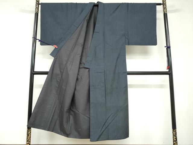 平和屋着物●男性　本場大島紬　アンサンブル　長羽織　100亀甲　総詰め　正絹　逸品　DABD9561ud