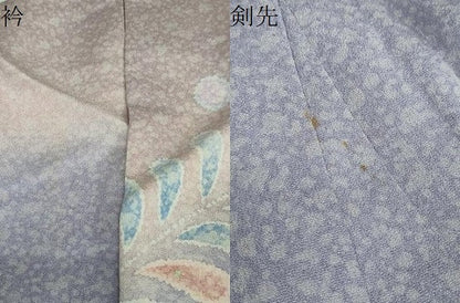 平和屋着物●豪華振袖　辻が花　暈し染め　銀通し地　正絹　逸品　DABD9575ud