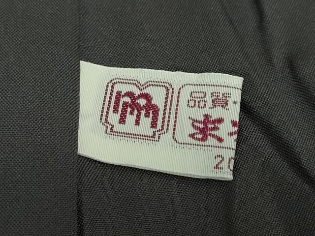 平和屋着物●上質な小紋　霞文　まるやま扱い　正絹　逸品　DABD9580ud