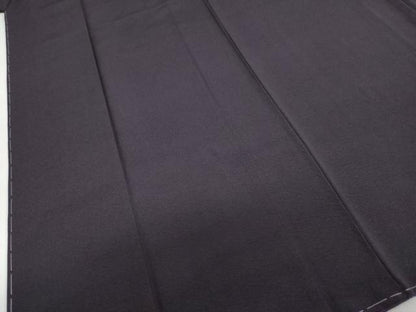 平和屋着物●上質な色無地　紋意匠　黒紅色　正絹　逸品　未使用　DABD9586ud