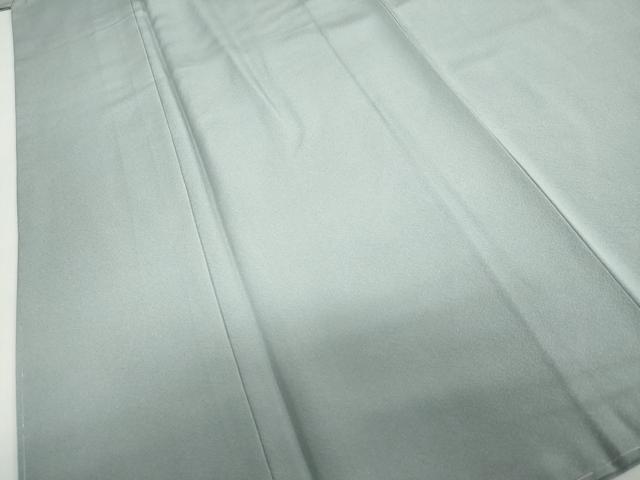 平和屋着物●上質な色無地　湊鼠色　正絹　逸品　未使用　DABD9591ud