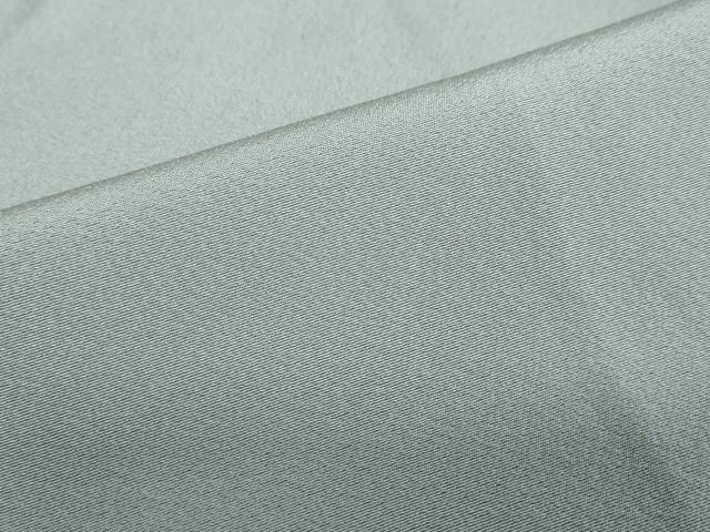 平和屋着物●上質な色無地　湊鼠色　正絹　逸品　未使用　DABD9591ud