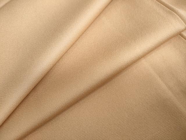 平和屋着物●上質な色無地　ときがら茶色　正絹　逸品　未使用　DABD9594ud