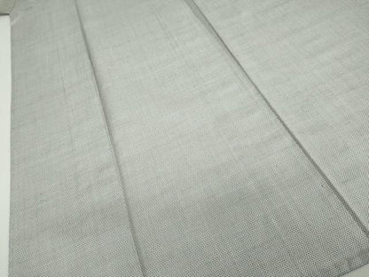 平和屋着物▽上質な紬　単衣　160亀甲　総詰め　正絹　逸品　DABD9613ud