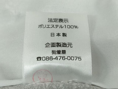 平和屋着物▽小紋　単衣　抽象文様　洗える着物　DABD9615ud