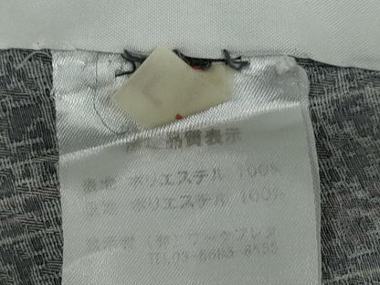 平和屋着物▽小紋　単衣　変わり縞　洗える着物　DABD9643ud