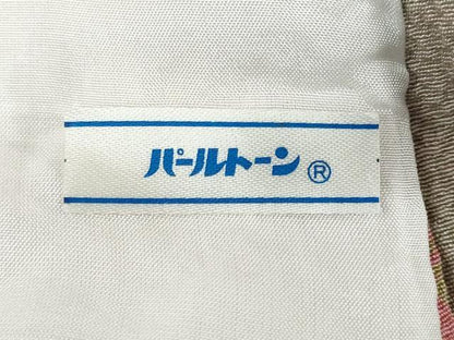 平和屋着物▽上質な小紋　単衣　宝尽くし文　正絹　逸品　DABD9660ud