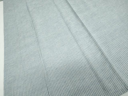 平和屋着物▽青山みとも　小紋　単衣　変わり縞　正絹　逸品　DABD9675ud