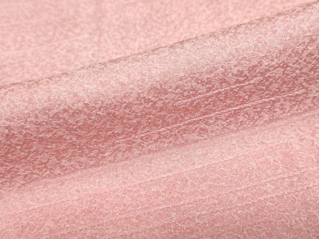 平和屋着物▽上質な小紋　単衣　作家物　霞文　正絹　逸品　DABD9681ud