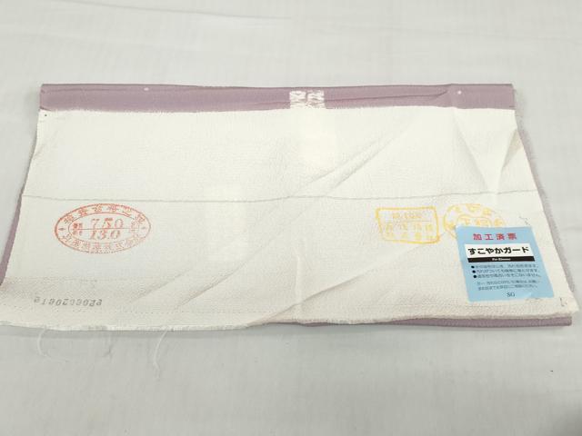 平和屋着物▽上質な小紋　単衣　絞り　短冊文　反端付き　正絹　逸品　DABD9688ud