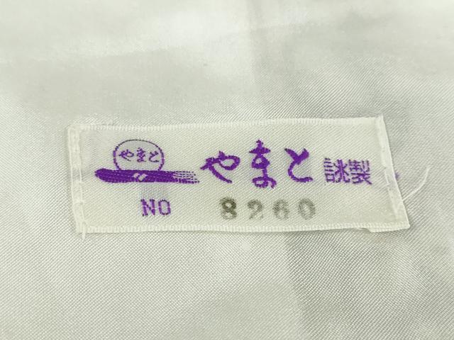 平和屋着物▽上質な小紋　単衣　型染め　抽象文様　やまと誂製　正絹　逸品　DABD9739ud