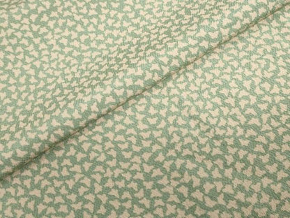 平和屋着物▽江戸小紋　単衣　両面染め　舞蝶文　鬼しぼ縮緬　正絹　逸品　DABD9740ud