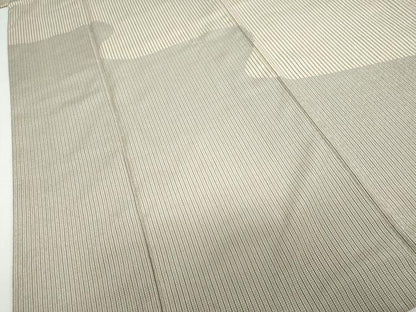 平和屋着物●本塩沢　訪問着　流水文　証紙付き　正絹　逸品　DABD9745ud