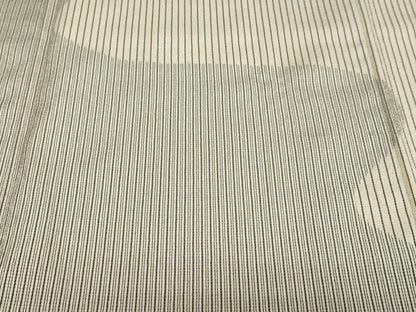 平和屋着物●本塩沢　訪問着　流水文　証紙付き　正絹　逸品　DABD9745ud