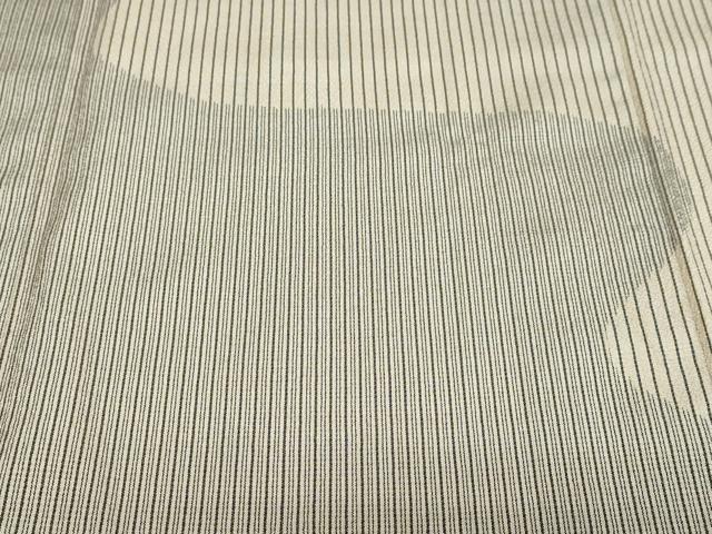 平和屋着物●本塩沢　訪問着　流水文　証紙付き　正絹　逸品　DABD9745ud