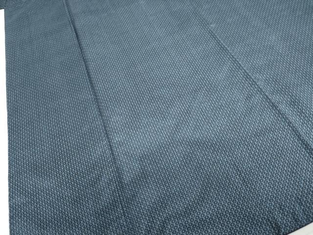 平和屋着物●男性　本場染大島紬　抽象文様　正絹　逸品　DABD9746ud