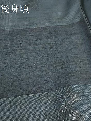 平和屋着物●本場大島紬　9マルキ　花蝶文　正絹　逸品　DABD9756ud