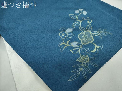 平和屋着物●訪問着　正倉院草花文　暈し染め　金彩　三越扱い　正絹　逸品　DABD9762ud