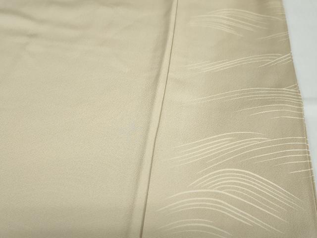 平和屋着物●訪問着　駒刺繍　立波文　暈し染め　金彩　正絹　逸品　DABD9780ud