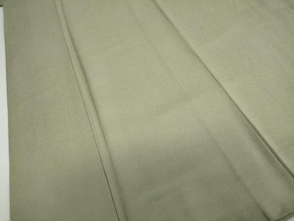 平和屋着物●上質な色無地　岩井茶色　正絹　逸品　DABD9786ud