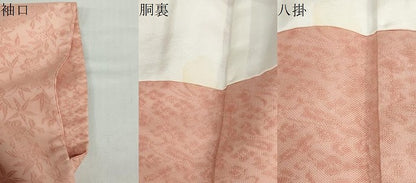 平和屋着物●紋屋井関　御寮織　お召　桐竹鳳凰地紋　宍色　正絹　逸品　DABD9790ud