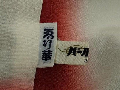 平和屋着物●上質な小紋　箔散らし文　黒地　金彩　正絹　逸品　DABD9792ud