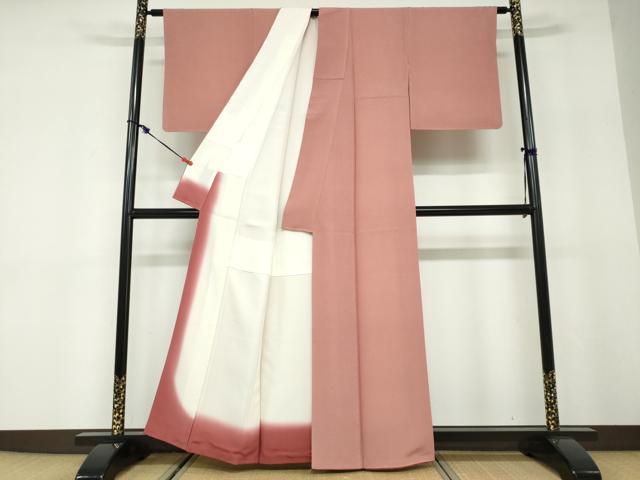 平和屋着物●江戸小紋　角通し　正絹　逸品　DABD9803ud