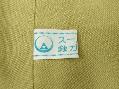 平和屋着物●本加賀友禅作家　毎田仁郎　江戸小紋　鮫小紋柄　鈴乃屋扱い　証紙付き　正絹　逸品　未使用　DABD9807ud