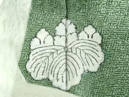 平和屋着物●上質な色無地　柳染色　正絹　逸品　未使用　DABD9812ud