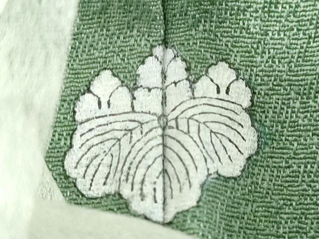 平和屋着物●上質な色無地　柳染色　正絹　逸品　未使用　DABD9812ud